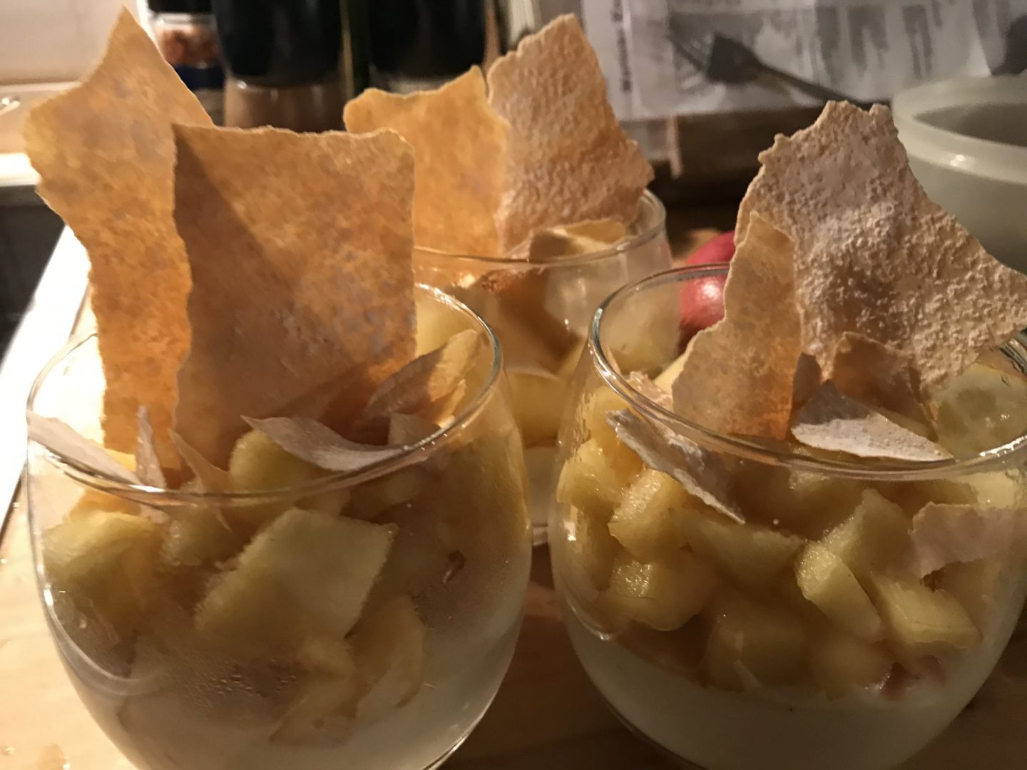 Rezept Rezeptidee Dessert Apfelstrudel im Glas Alexander Herrmann Foodblog Sternestulle