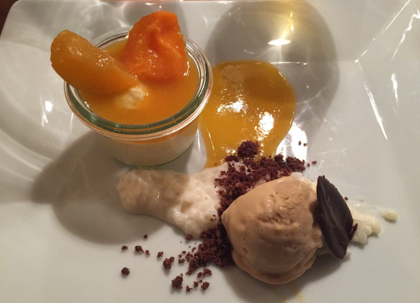 Dessert Mokkaeis Erfahrung Weltreise Weinbergschlösschen Oberheimbach Foodblog Sternestulle
