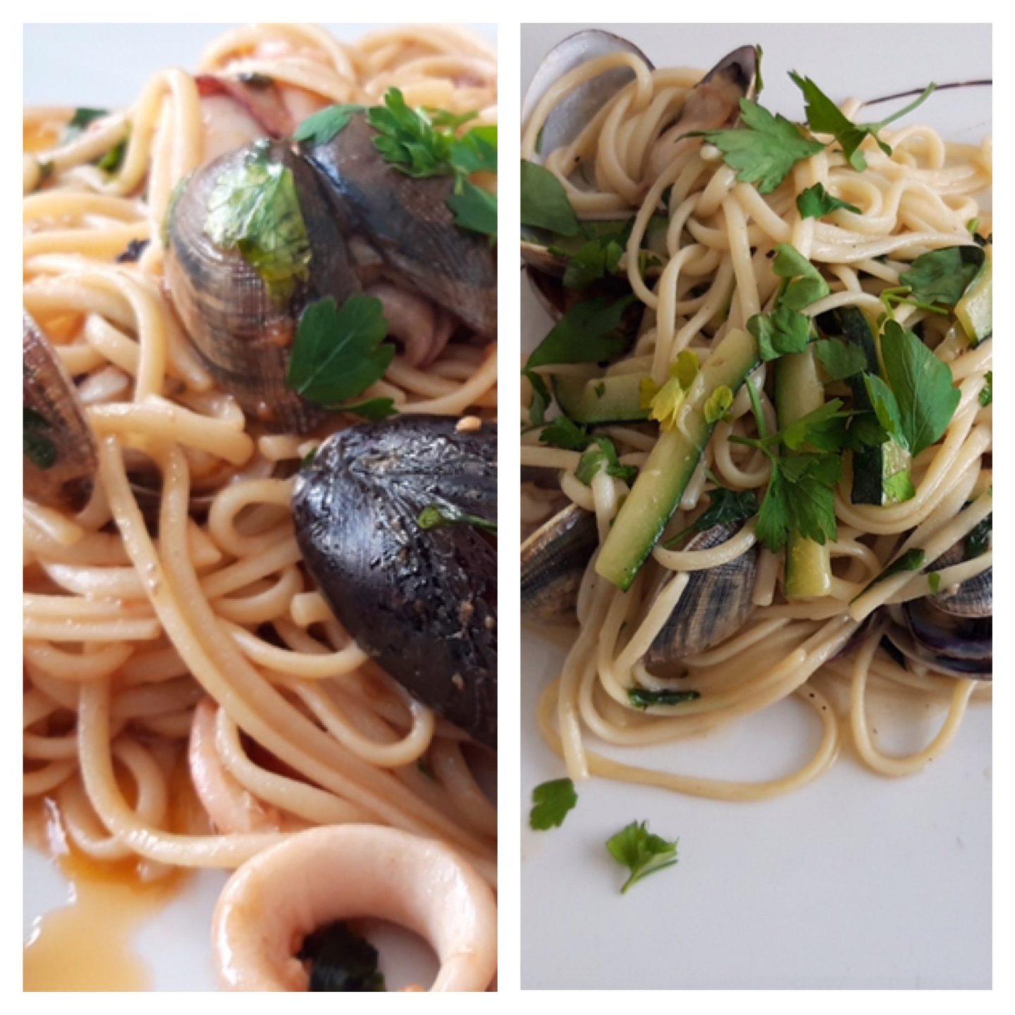 Erfahrung Kritik Bewertung Spaghetti mit Meeresfrüchten Restaurant Almare Ciutat Jardi Palma de Mallorca Foodblog Sternestulle
