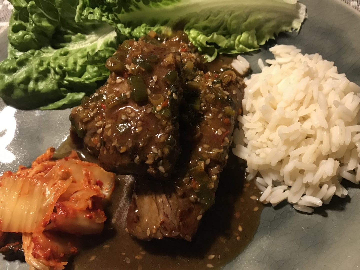 Rezept Rezeptidee koreanisches Bulgogi Feuerfleisch Rindfleisch Kimchi Foodblog Sternstulle