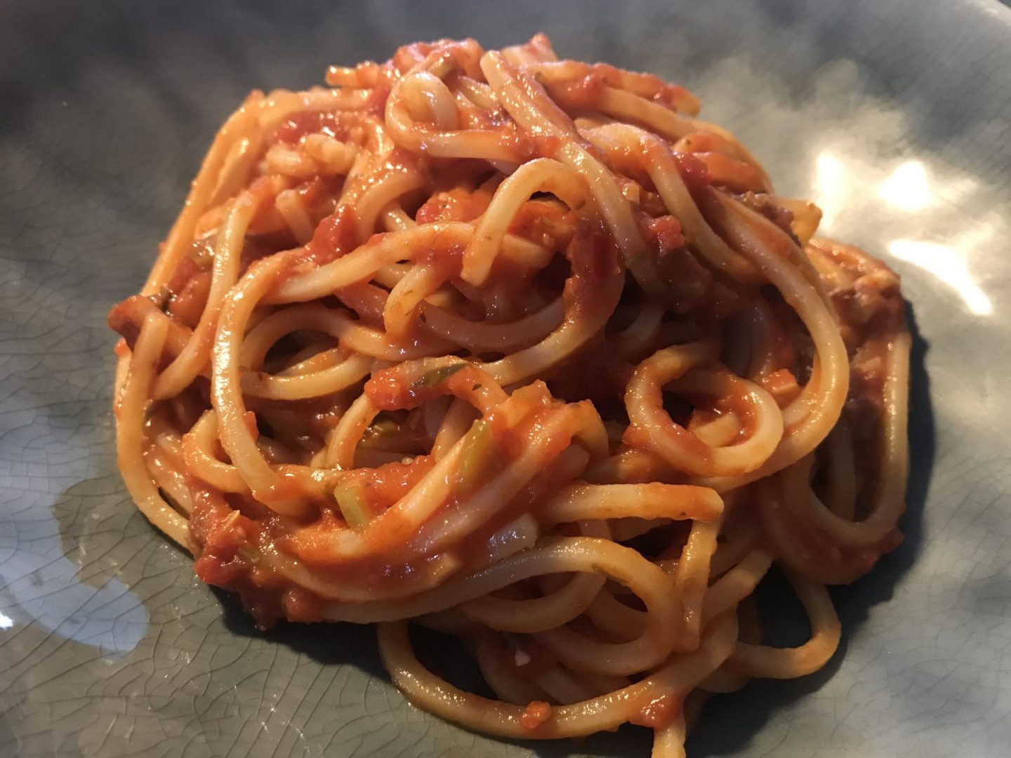 Rezept Rezeptidee Spaghetti Puttanesca Tomatensoße Miso Foodblog Sternestulle