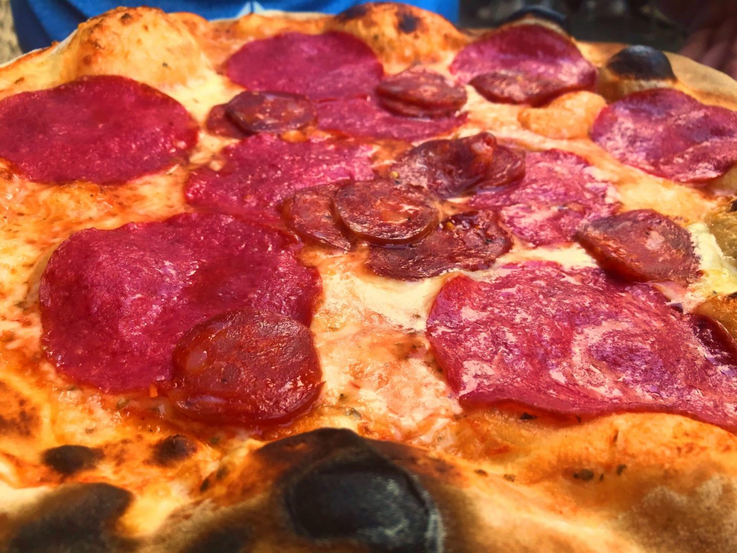 Erfahrung Bewertung Kritik Caminetto Köln Pizza Diavolo Salami Foodblog Sternestulle