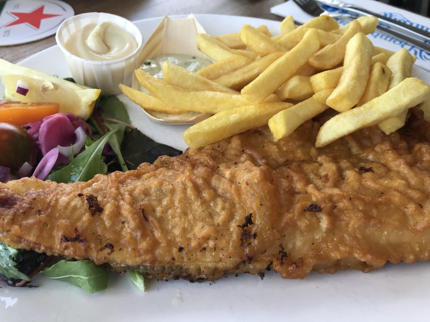 Erfahrung Bewertung Kritik Oase Domburg Fish and Chips Foodblog Sternestulle