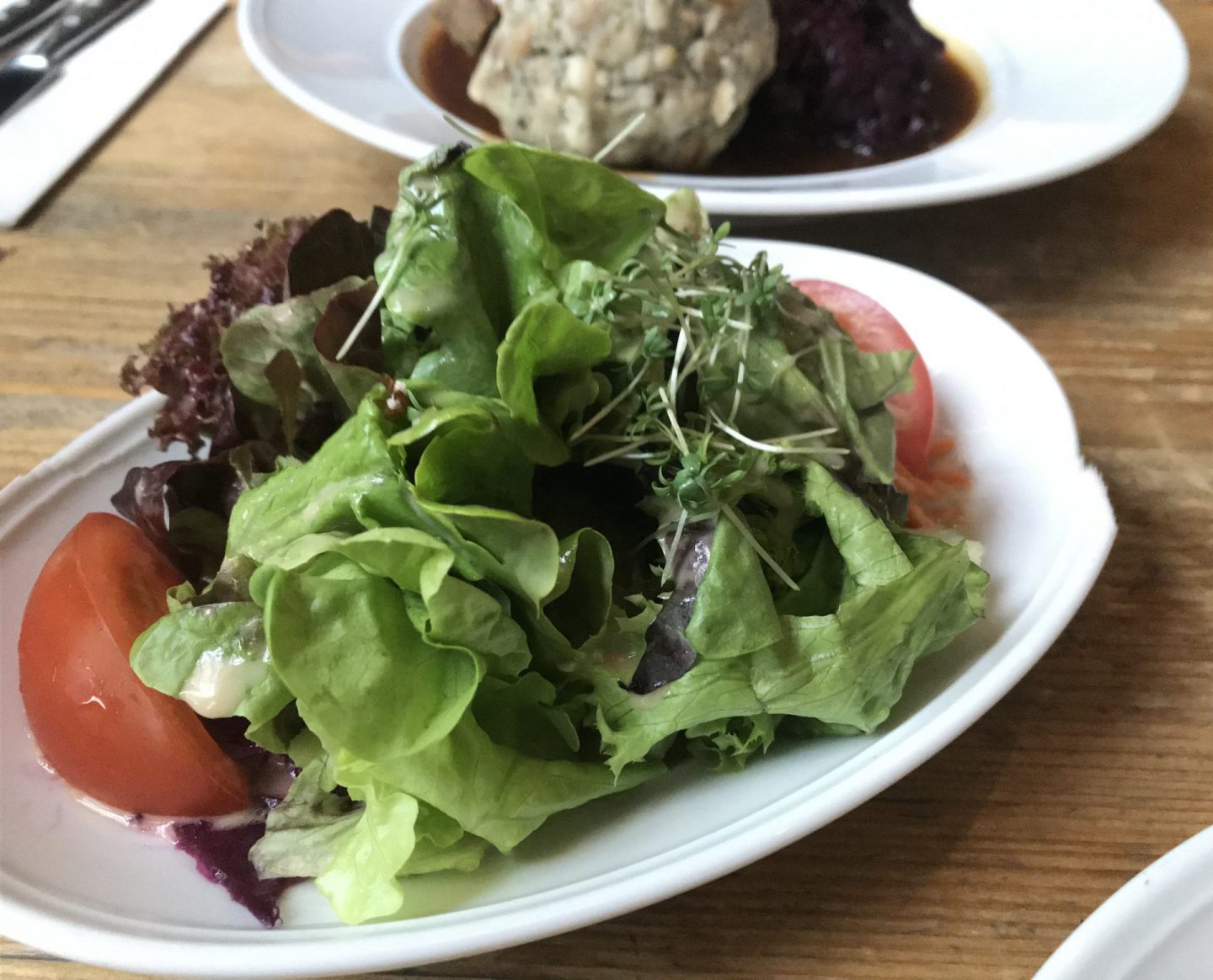 Erfahrung Bewertung Kritik Wirtshaus am See Kahl Salat Foodblog Sternestulle