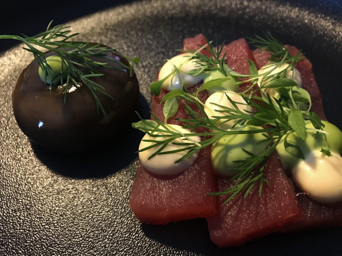 Erfahrung Bewertung Kritik Ostermenü Kulinarik2Go Hannappel Thunfisch Sashimi Foodblog Sternestulle