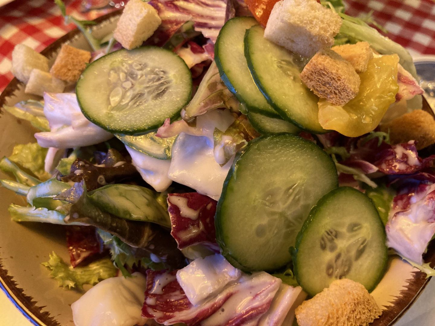 Erfahrung Bewertung Kritik Chiemseer Brauhaus Chieming Salat Foodblog Sternestulle