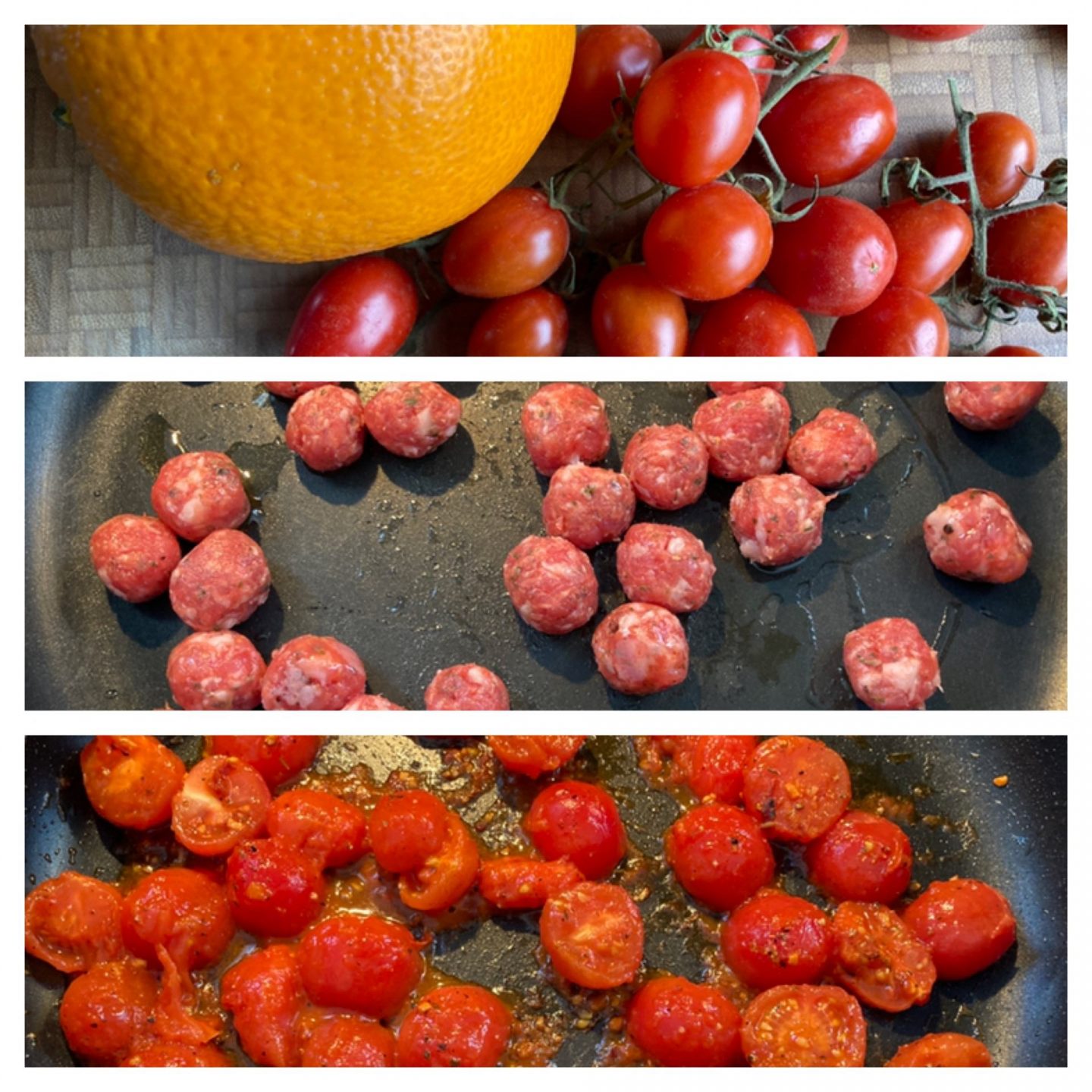 Rezept Rezeptidee Frühlingspasta Tortellini mit Erbsen Tomaten Salsiccia Foodblog Sternestulle
