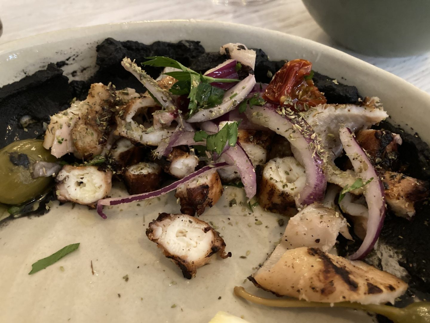 Erfahrung Bewertung Kritik Yamas Bochum Meze Oktopus vom Grill Foodblog Sternestulle