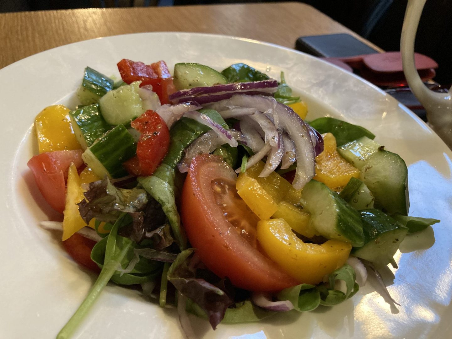 Erfahrung Bewertung Kritik Kolkovna Celnice Prag gemischter Salat Foodblog Sternestulle