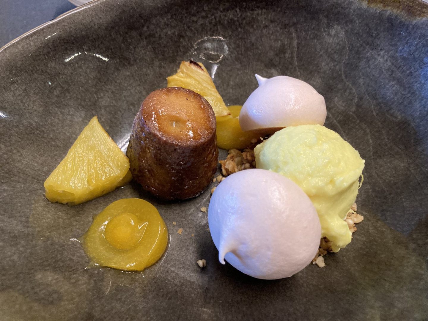 Erfahrung Bewertung Kritik Post Hotel See Paznaun Dessert Kokos Ananas Foodblog Sternestulle
