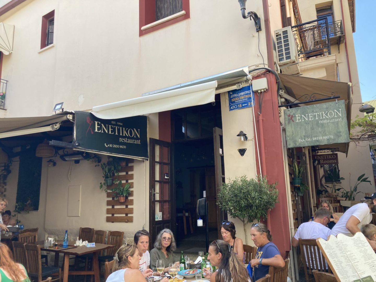 Erfahrung Bewertung Kritik Restaurant Enetikon Chania Kreta Foodblog Sternestulle