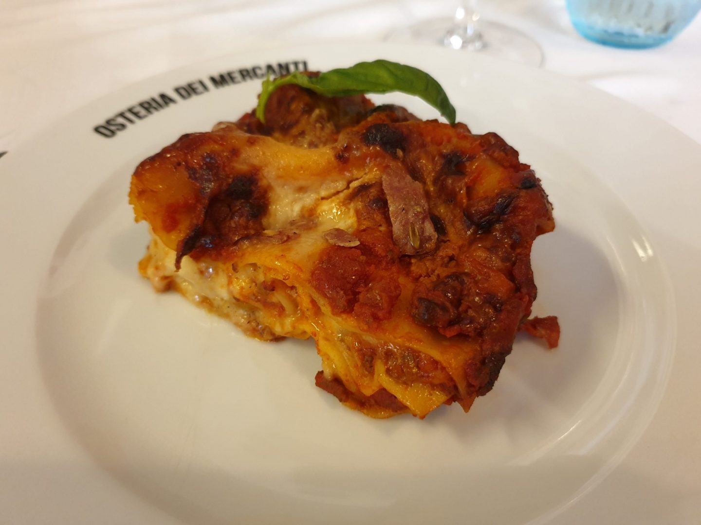 Erfahrung Bewertung Kritik Osteria dei Mercanti Salerno Lasagne Foodblog Sternestulle
