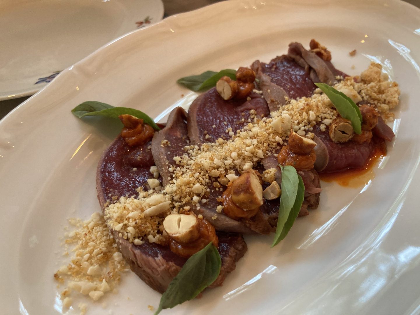 Erfahrung Bewertung Kritik Allez Bochum Tataki vom Reh Erdnuss Foodblog Sternestulle