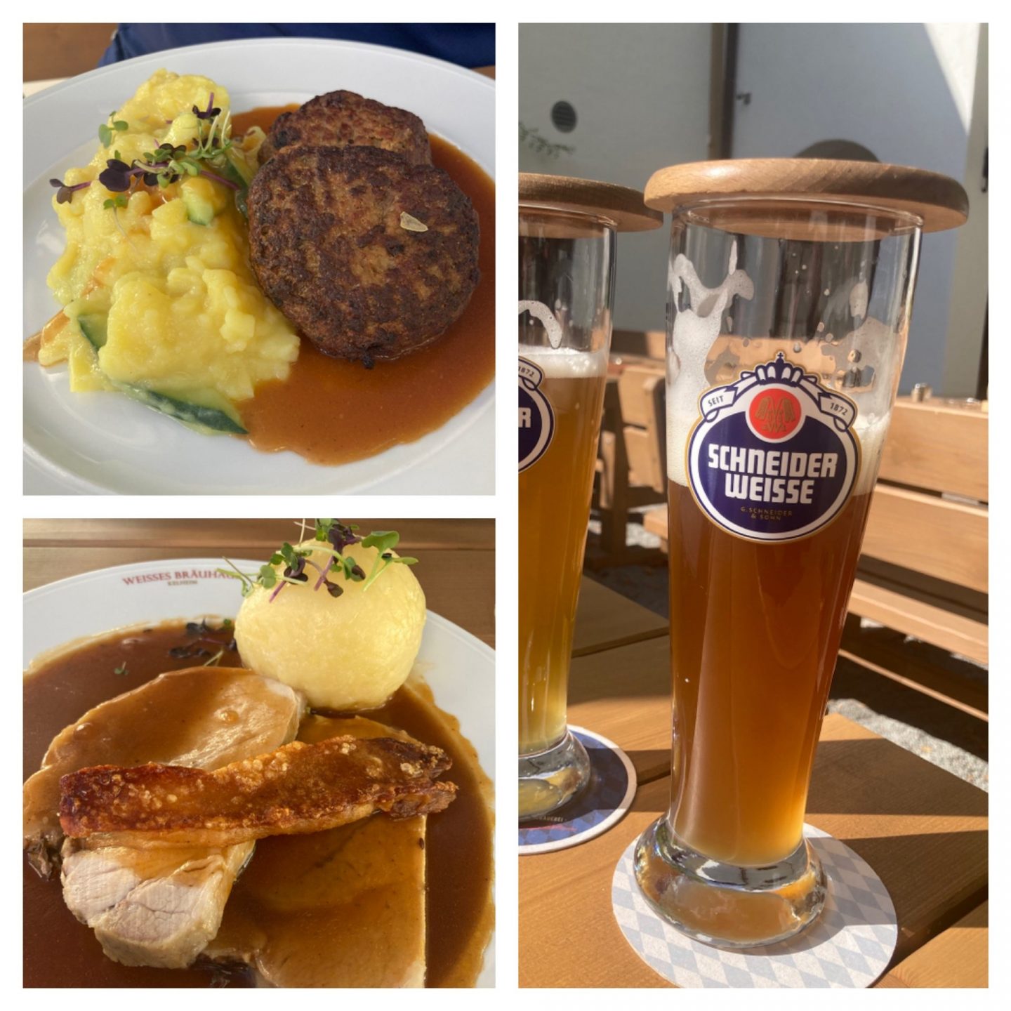 Erfahrung Bewertung Kritik Weisses Bräuhaus Kehlheim Fleischküchle Schweinebraten Foodblog Sternestulle