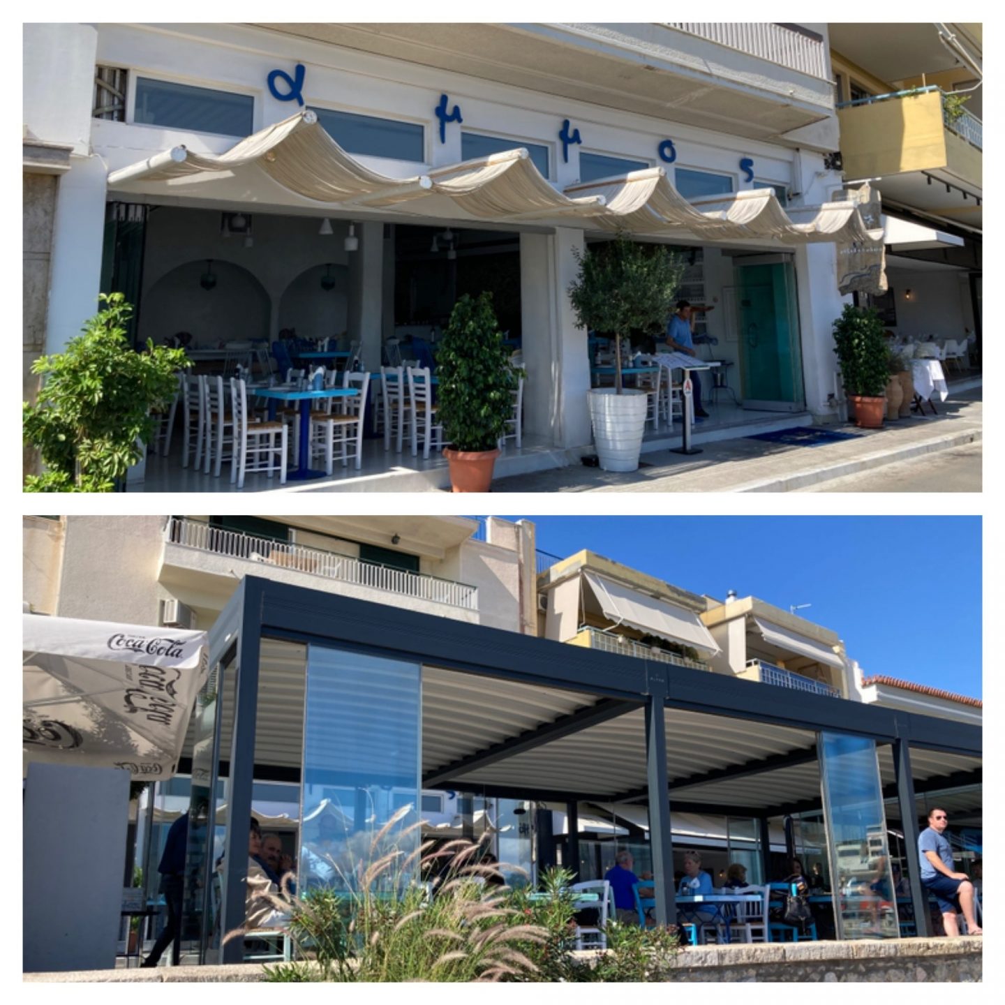 Erfahrung Bewertung Kritik Restaurant AMMOS Piräus Foodblog Sternestulle