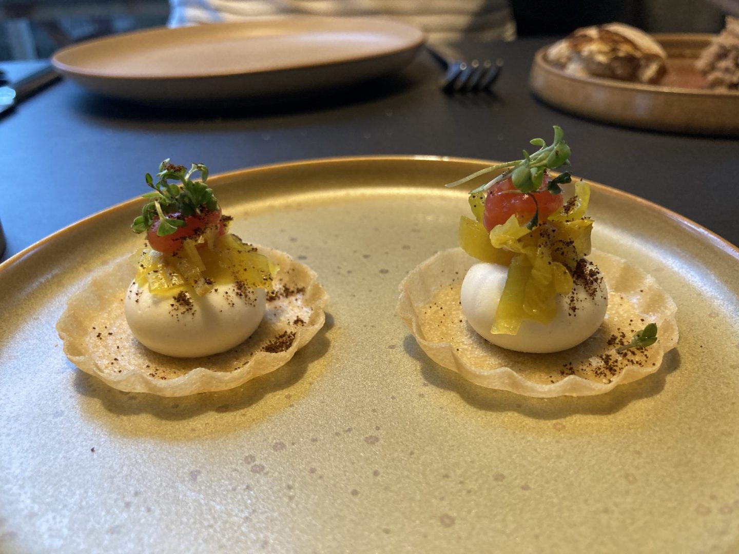 Erfahrung Bewertung Kritik Kantine Bochum Rauchmandel Mousse Foodblog Sternestulle