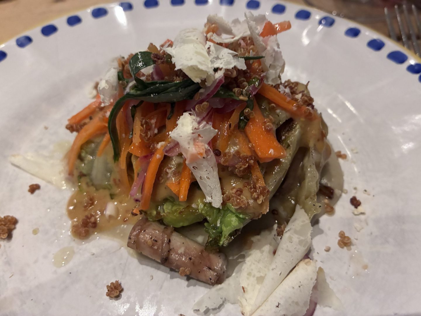 Erfahrung Bewertung Kritik Pastabar Caruso Köln gegrillter Romanasalat Belper Knolle Foodblog Sternestulle