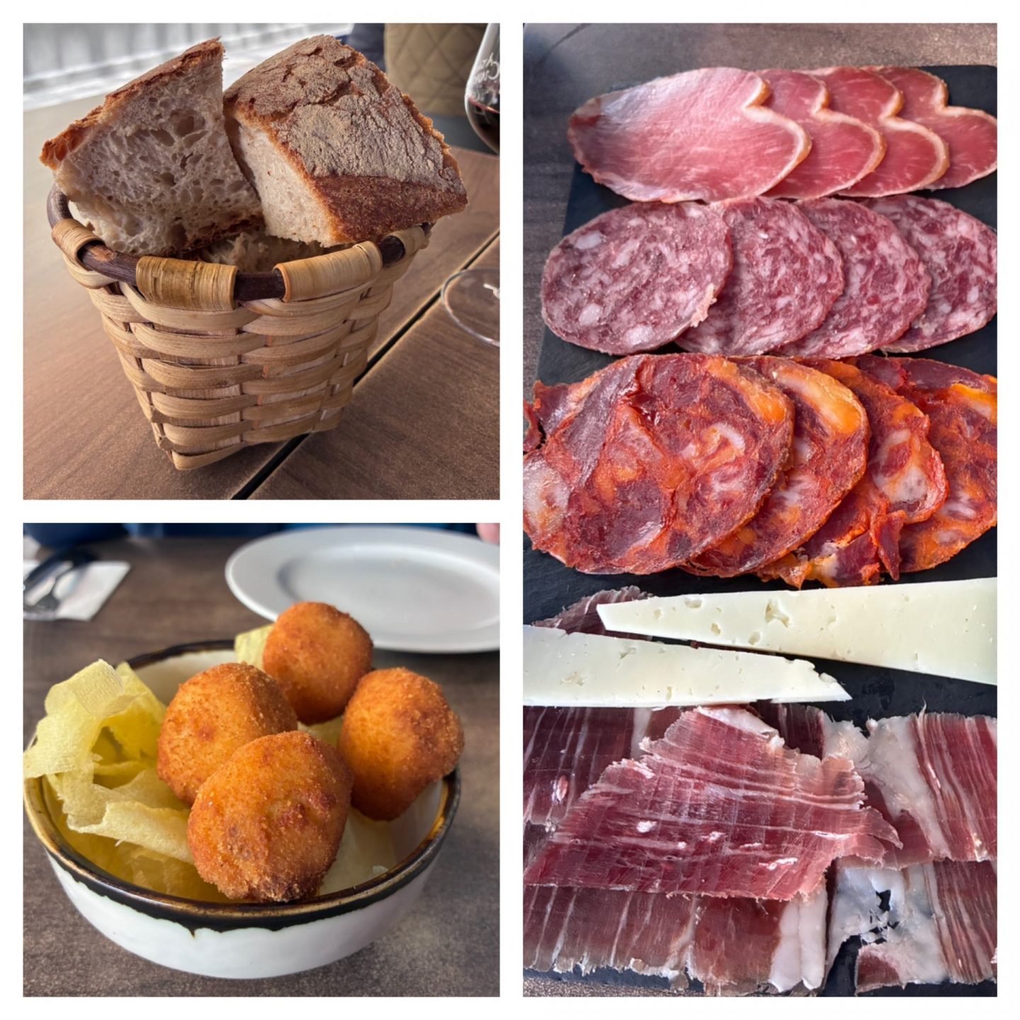 Erfahrung Bewertung Kritik A Taberna O Alprende de Cunqueiro A Coruna Wurst Schinken Croquettas Foodblog Sternestulle