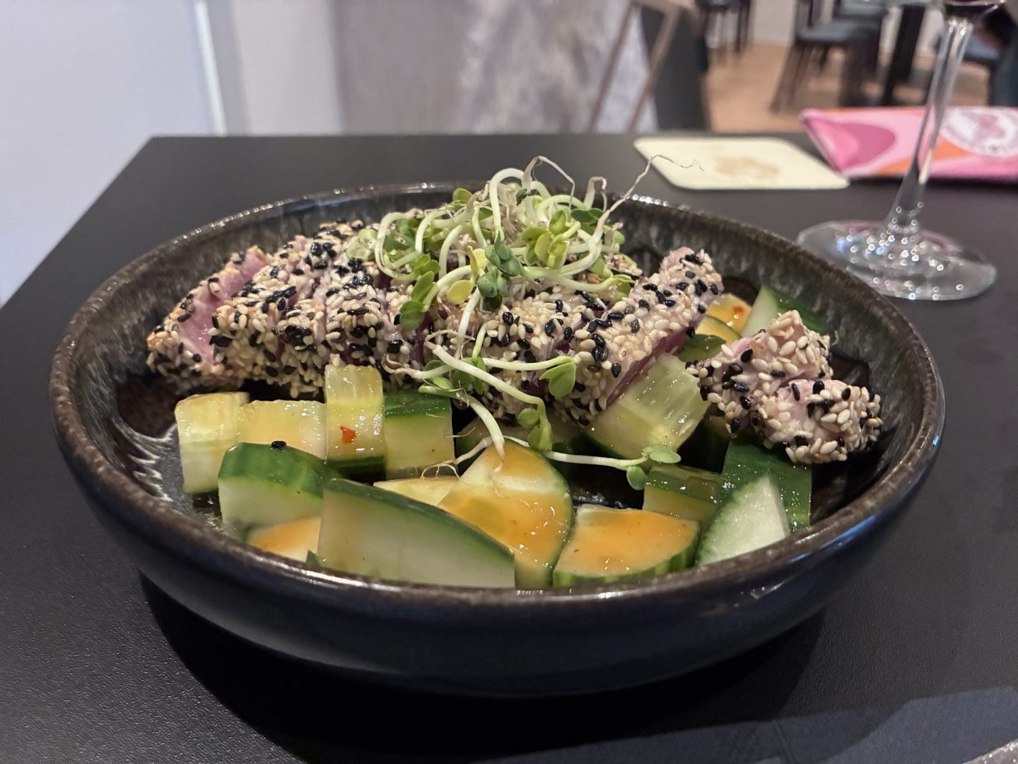 Erfahrung Bewertung Kritik ZwoDrei Herne Tuna Tataki Foodblog Sternestulle